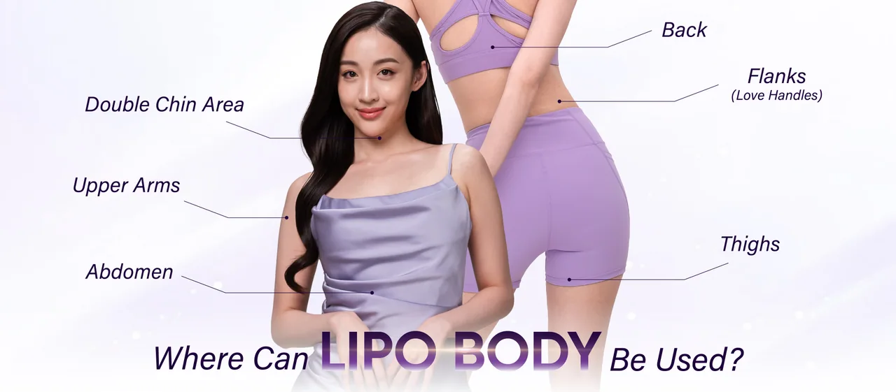Lipo Body treatment areas