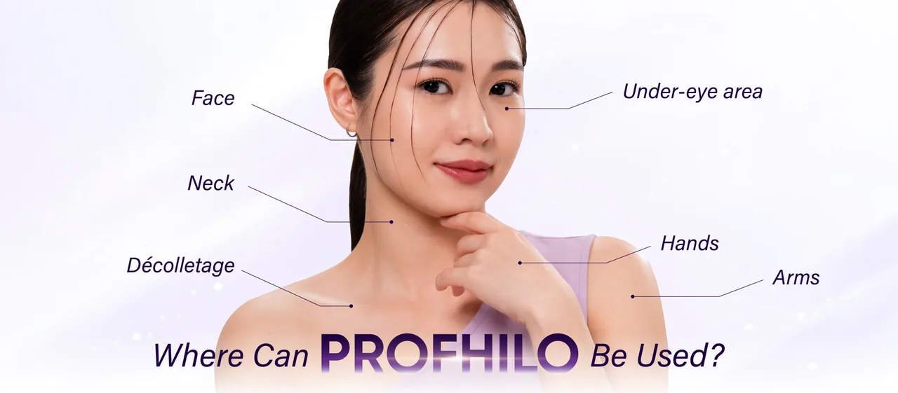 Profhilo treatment areas