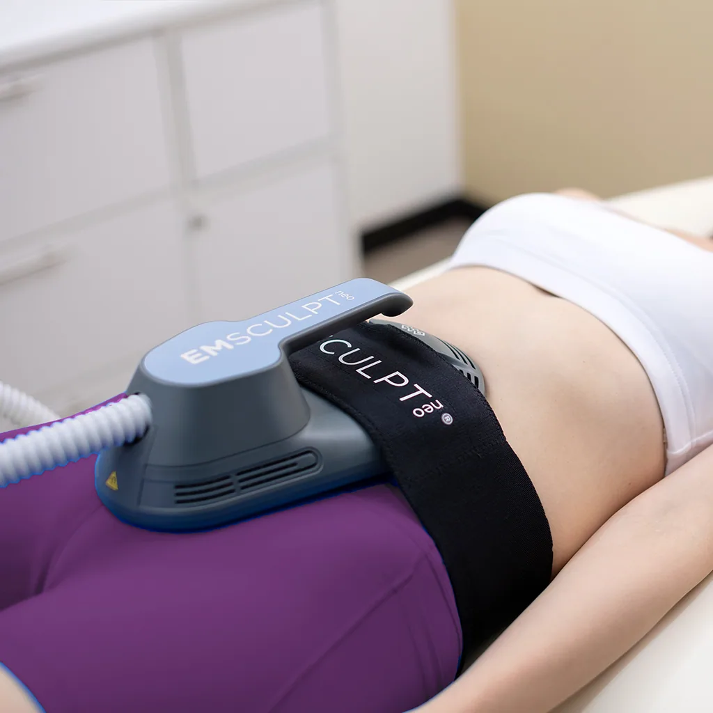 EMsculpt treatment at Clinic RX