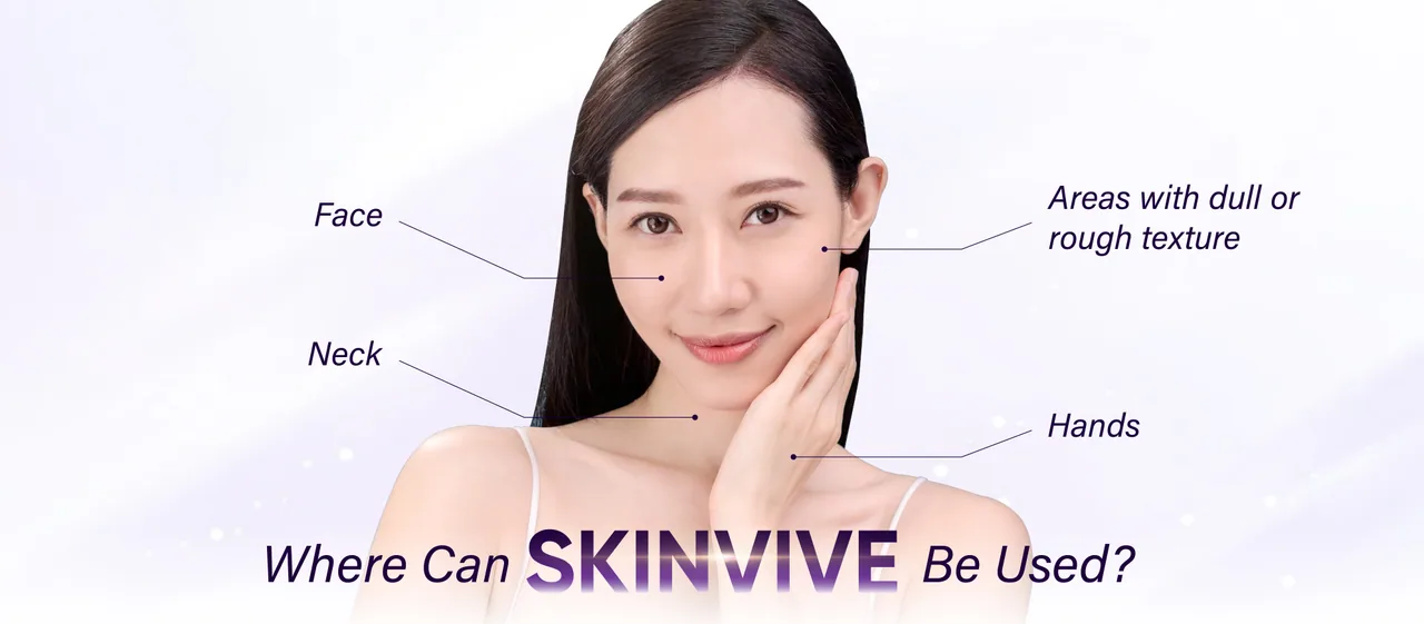 Skinvive treatment areas