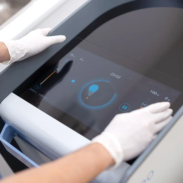 Emsculpt treatment step 3