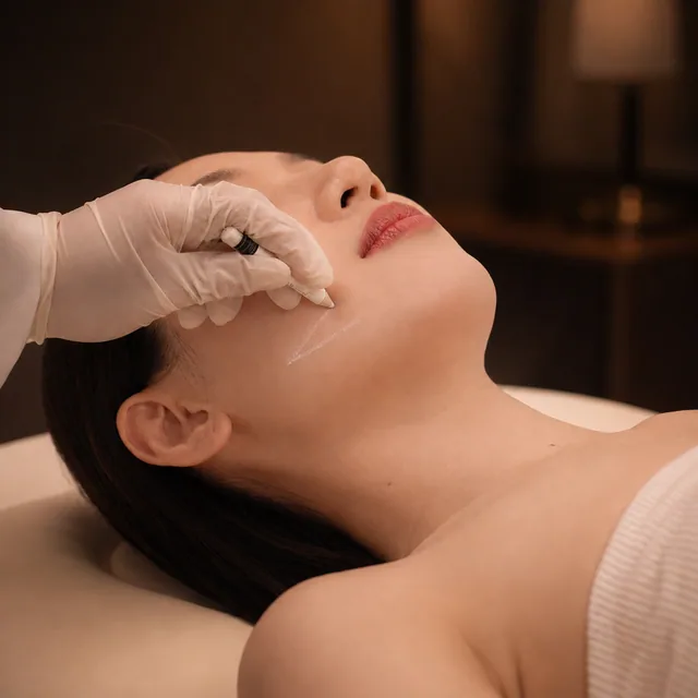 Face Thread Lift treatment step 2