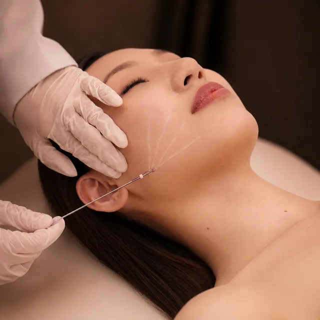 Face Thread Lift treatment step 4